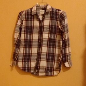 American Eagle Flannel Plaid XS